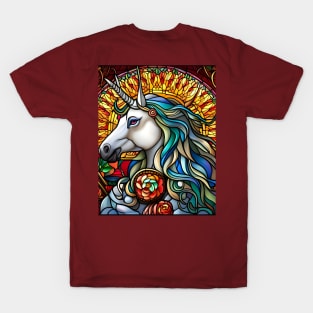 Stained Glass Unicorn T-Shirt